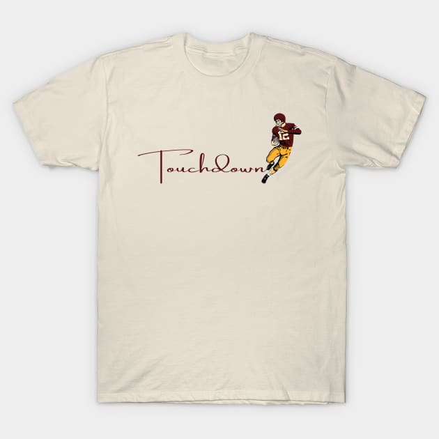 Touchdown Commanders! T-Shirt by Rad Love